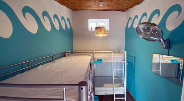 Кровать в общем номере Orange Terrace Hostel