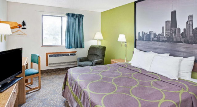 Двухместный номер Standard Super 8 by Wyndham Mokena/Frankfort /I-80