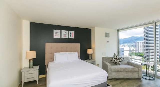 Номер Standard Ilikai Marina Studio City View Condos with Fully Equipped Kitchens & Free Wifi