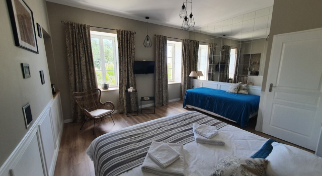 Четырёхместный номер Superior Villa L'Estuaire