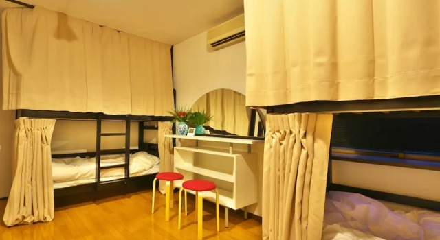 Кровать в общем номере Kanazawa Clara - Hostel
