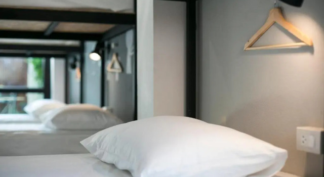 Кровать в общем номере Sleeping Well Chiangkhong