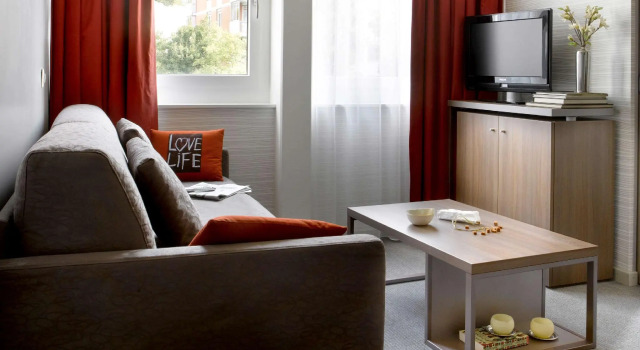 Апартаменты c 1 комнатой Aparthotel Adagio Basel City