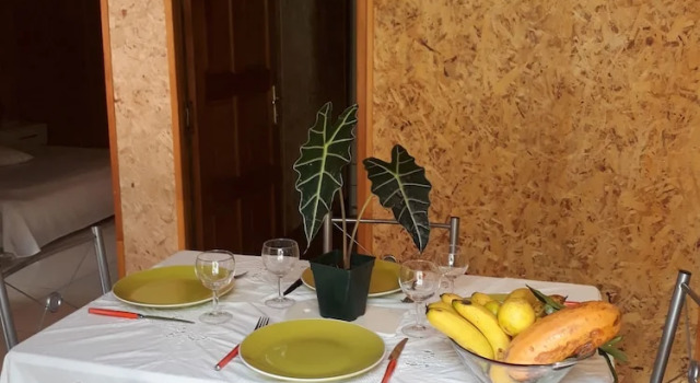 Luksusowy bungalow i balkonem la cariole