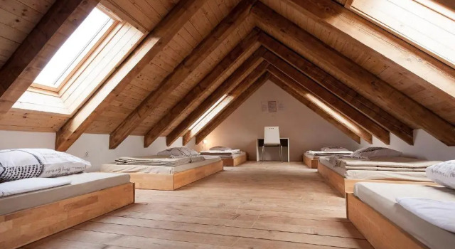 Кровать в общем номере Hostel Situla