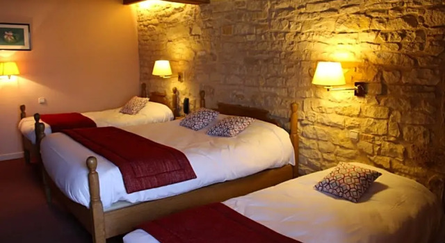Семейный номер Standard Logis Hôtel La Fleur de Lys