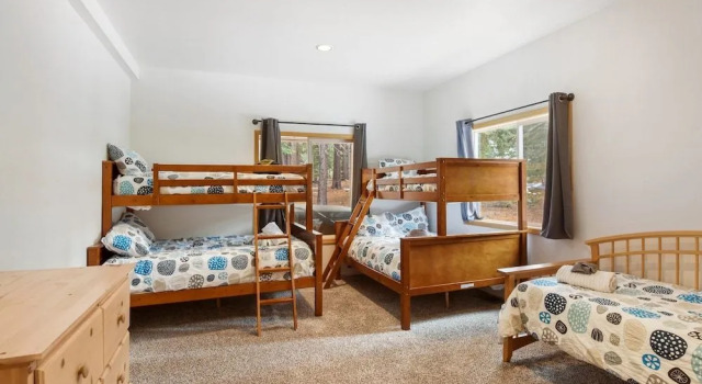 Truckee Pines Retreat Game Room & Forest Views