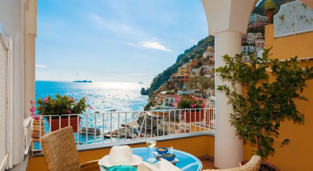 Двухместный номер Superior с балконом и с видом на море Hotel LAncora