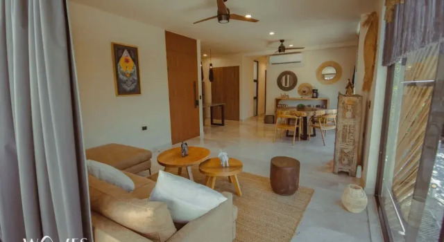 Апартаменты Modern 2BR Oasis With Pool Views at Chaan Ha