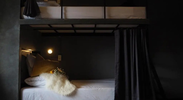 Кровать в общем номере La Malila Hostel