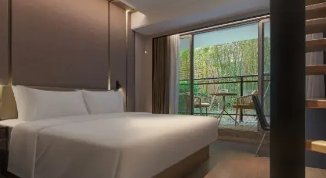 Двухместный семейный люкс Дуплекс с балконом Xiamen puyun Hotel (Zhongshan Road Pedestrian Street Ferry Terminal)