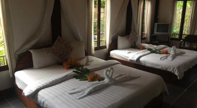 Номер Deluxe с красивым видом из окна Villa Khoum Xieng Thong Boutique