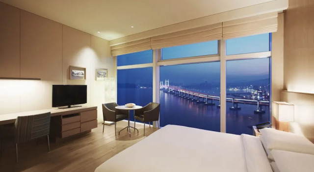 Camera doppia con vista sull'oceano Park Hyatt Busan