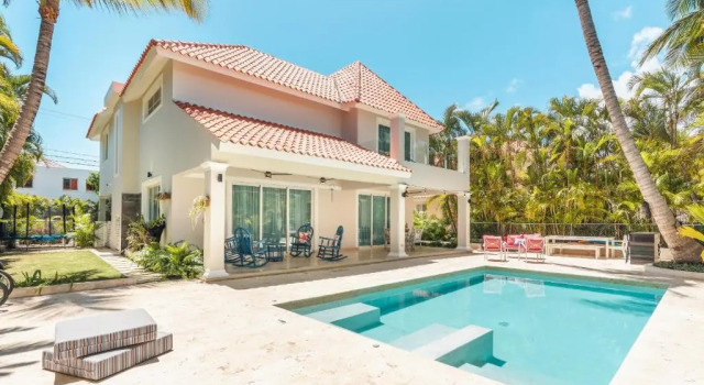 Вилла Cozy 3br-villa w Pool BBQ in Punta Cana
