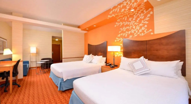Четырёхместная студия Fairfield Inn & Suites White Marsh