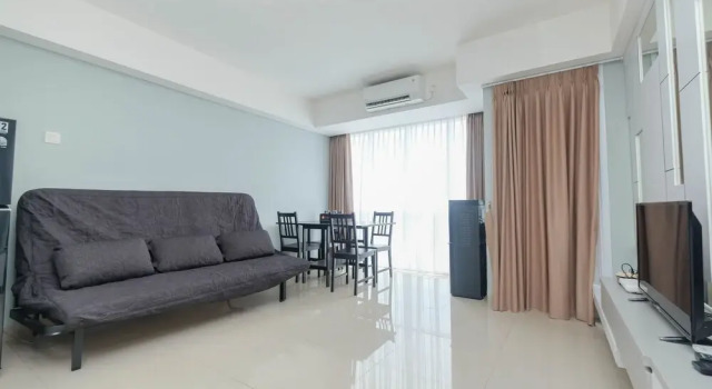 Spacious Combine Unit 1Br with Extra Room Apartment at H Residence, Book Apartment Jakarta Jakarta Province