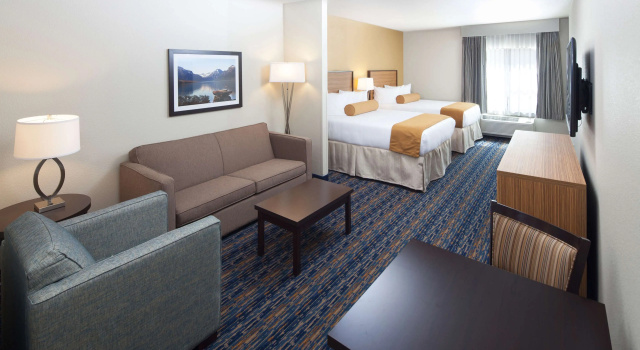 Четырёхместный полулюкс Red Lion Inn & Suites Polson