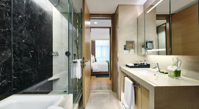 Двухместный номер Standard c 1 комнатой с видом на город Grand ParcVue Hotel Residence Chengdu