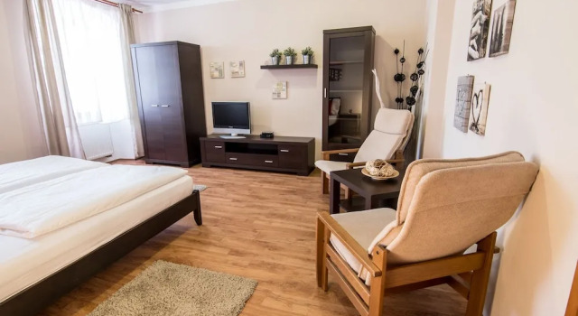 Люкс с 2 комнатами с балконом Tylova Apartments
