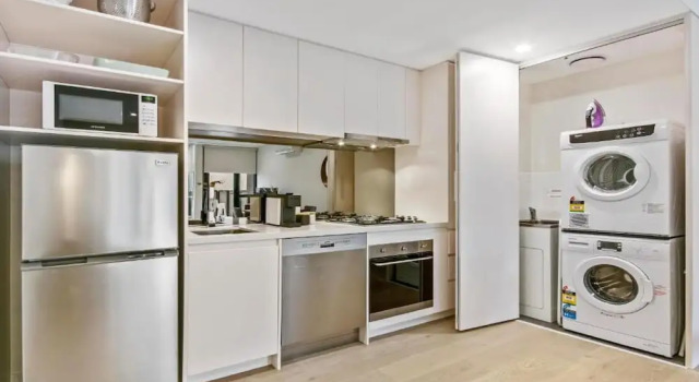 Апартаменты Deluxe с 2 комнатами с балконом Melbourne City Apartments - Teri