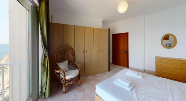 6th floor seafront apartment with open sea views