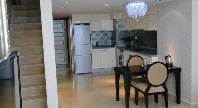 Номер Standard c 1 комнатой с видом на город Guangzhou Grand View Golden Palace Apartment