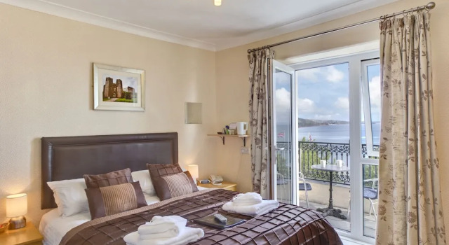 Standaard Tweepersoonskamer met balkon The Downs Babbacombe