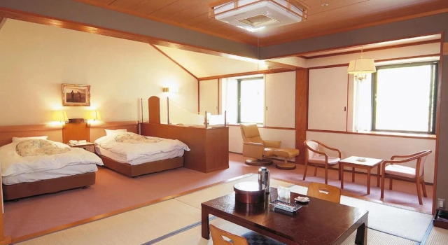 Шестиместный семейный номер Standard Watarase Onsen Hotel Sasayuri