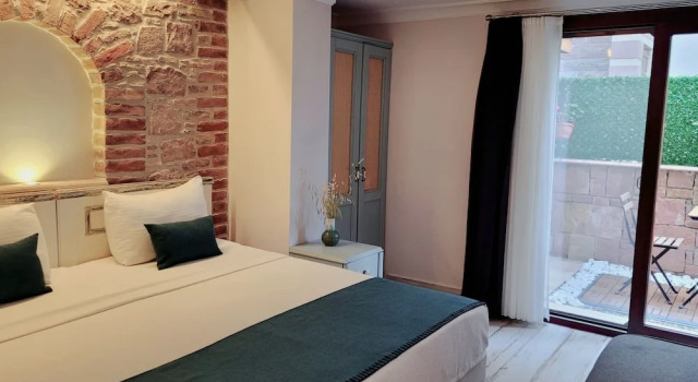 Двухместный номер Standard с видом на сад Cunda Rooms