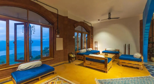 SaffronStays Avabodha, Panchgani - secluded villa perched on a hilltop with river views