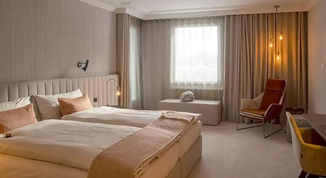 Номер Standard с видом на сад Kongress Hotel Davos