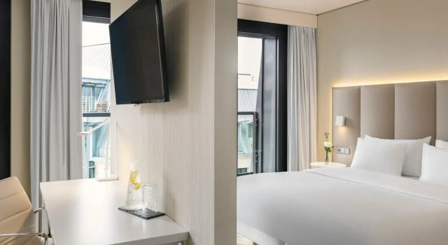 Supérieure chambre Avec vue NH Leipzig Zentrum
