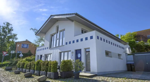 Апартаменты Haus Ostseeblick 1 FeWo Mee h rblick Dachterrasse, Meerblick