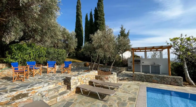 Вилла Villa Panorama Skopelos - Amazing sea view, private pool, sleeps 7, private & peaceful!