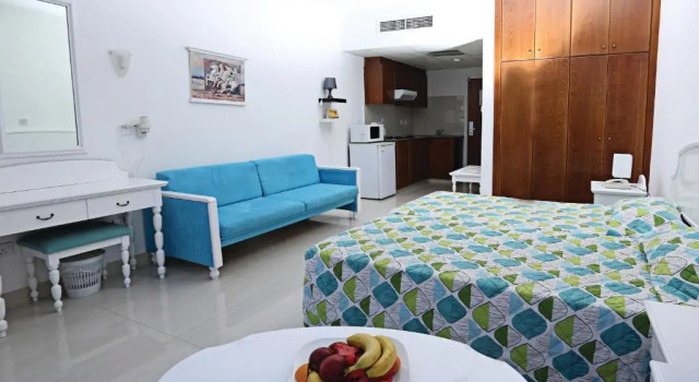 Студия с видом на внутреннюю территорию Marlita Beach Hotel Apartments