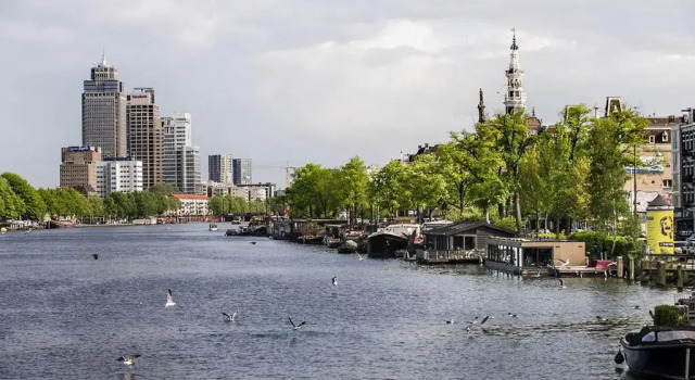 Номер Deluxe Houseboat Amsterdam - Room with a view
