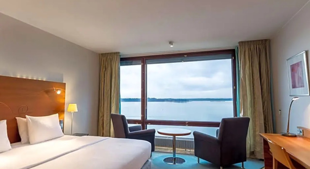 Двухместный люкс с видом на море Hilton Helsinki Kalastajatorppa