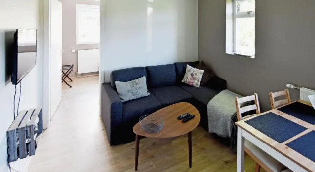 Апартаменты Цокольный этаж c 1 комнатой Breidamyri Farm Apartments