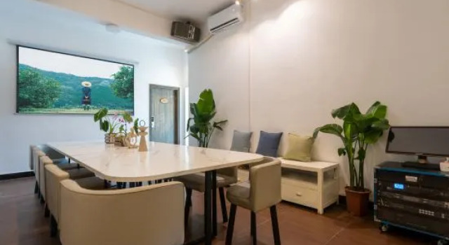 Кровать в общем номере Yinyu·Jianhai Sea.U B&B