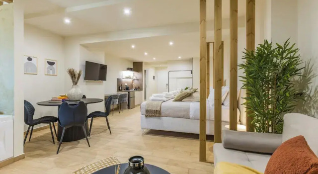 Студия Deluxe с балконом Raise Thiseio Stylish Living