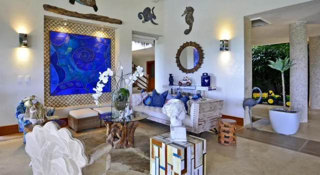 Ocean View 5-bedroom Fully Staffed Tropical Villa, Prenota Villa Cap Cana Punta Cana