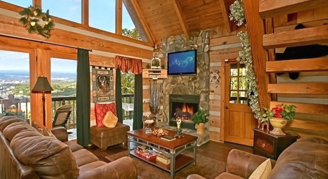 Eagle's View - 1 Br cabin by RedAwning, Забронировать Дом для отпуска Виллы Пиджен-Фордж, рядом с Американские горки Смоки-Маунтин, Вилла