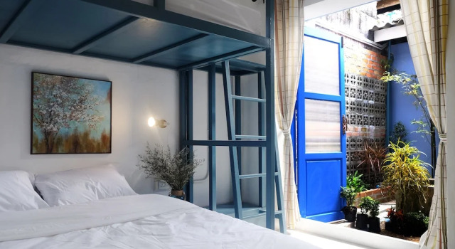 Трёхместный номер Standard с видом на сад Aekkeko hostel