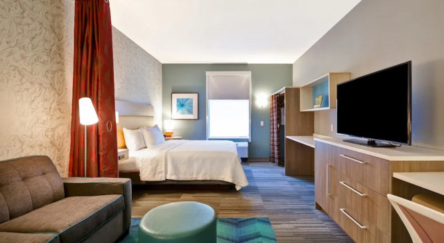 Двухместный номер Studio Home2 Suites by Hilton Queensbury Lake George