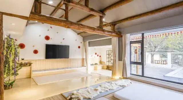 Кровать в общем номере Floral Hotel· Beijing Changliushui No.1 Courtyard Hotel