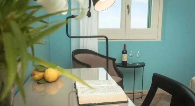 Двухместный номер Deluxe с видом на море Agriturismo Baglio Donnafranca Wine Resort