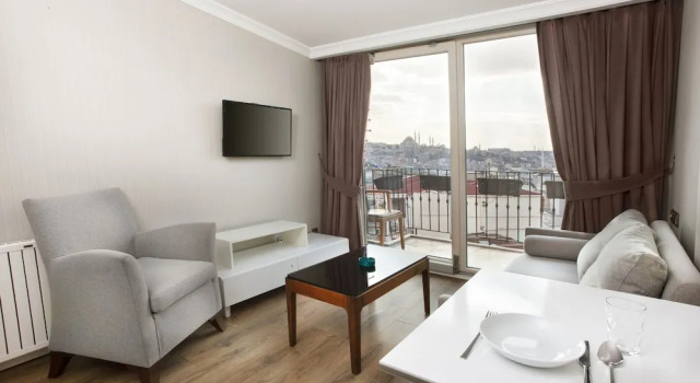 Люкс Deluxe c 1 комнатой с видом на город Allegra Suites Galata