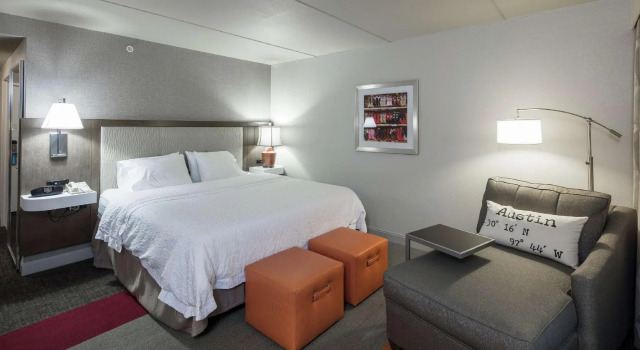 Двухместный NONSMOKING номер Deluxe Hampton Inn & Suites Austin Cedar Park-Lakeline