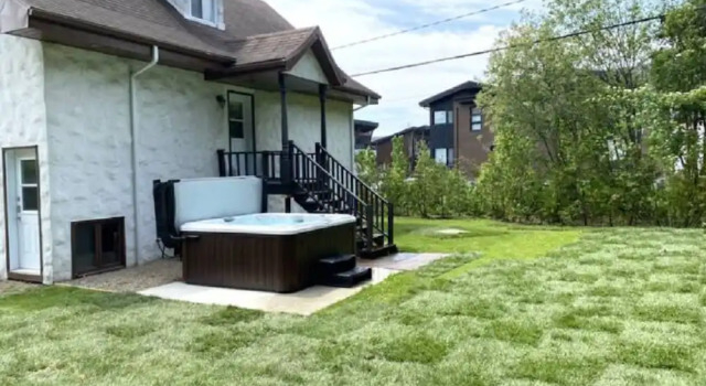 Кровать в общем номере Chalets Montmorency Mont-Sainte-Anne