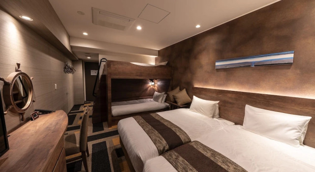 Двухместный семейный номер Standard Hotel Torifito Otaru Canal